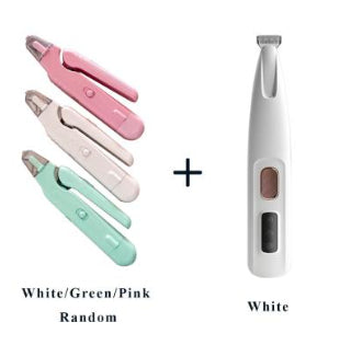 2-in-1 Pet Nail Clippers with LED Light