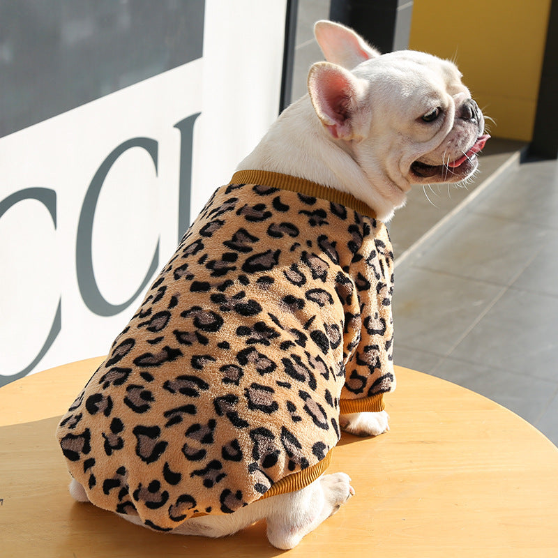 Autumn Winter Warm Pajamas Jacket for Puppies