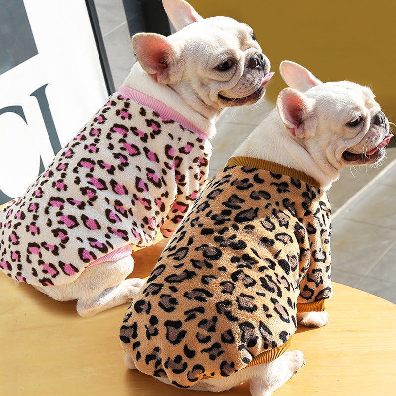 Autumn Winter Warm Pajamas Jacket for Puppies
