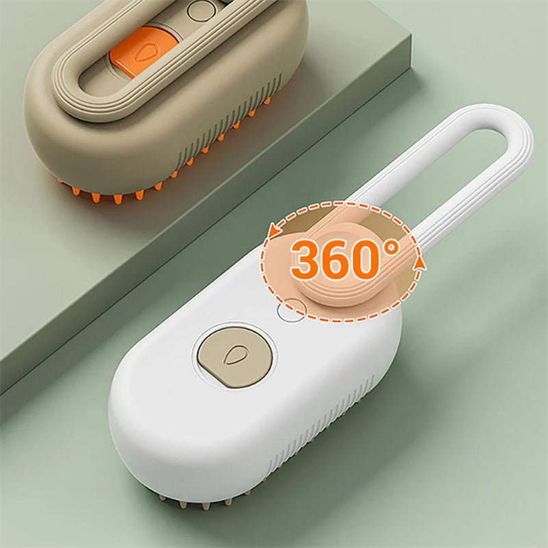 3 - in - 1 Electric Steam Brush for Cats & Dogs - Mascotitas
