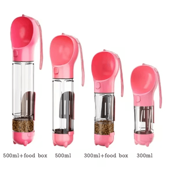 3 - in - 1 Portable Dog Water Bottle and Food Dispenser - Mascotitas