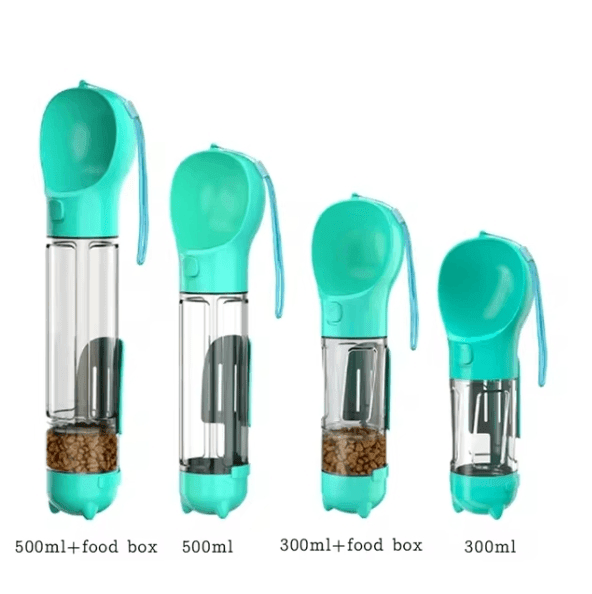 3 - in - 1 Portable Dog Water Bottle and Food Dispenser - Mascotitas