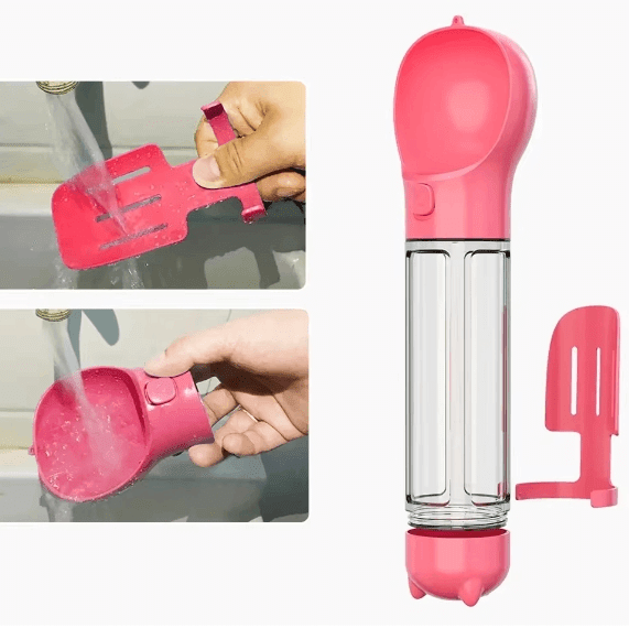 3 - in - 1 Portable Dog Water Bottle and Food Dispenser - Mascotitas