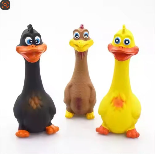 Squeaky Duck Chew Toy for Dogs
