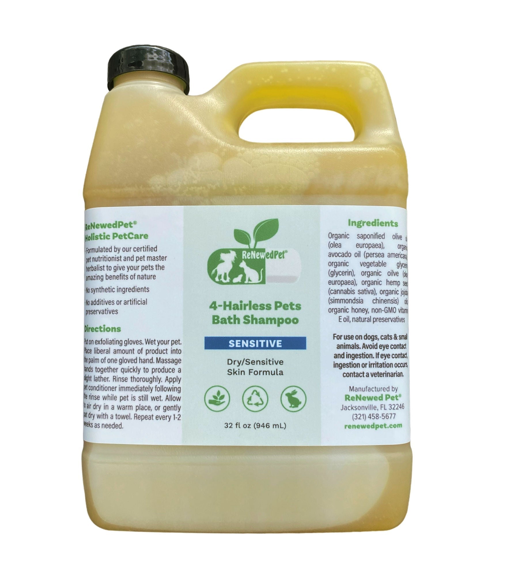 4 - HAIRLESS PETS SENSITIVE SHAMPOO - Mascotitas