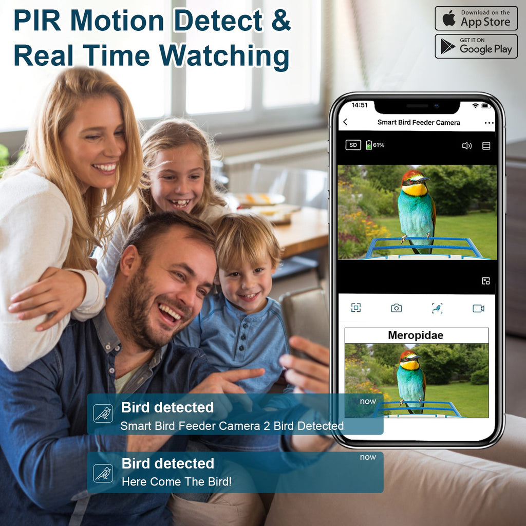 Smart Bird Feeder with Solar-Powered Camera