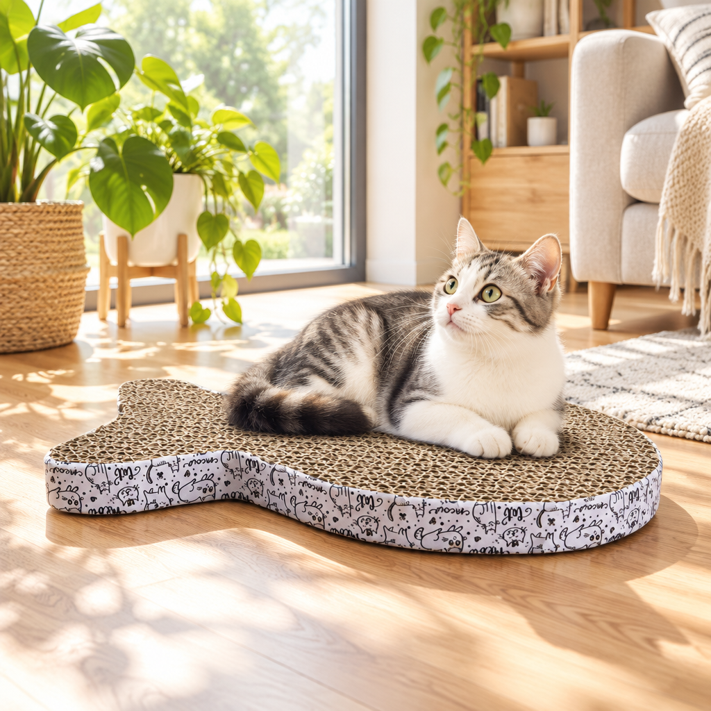 Cardboard Cat Scratcher Toy