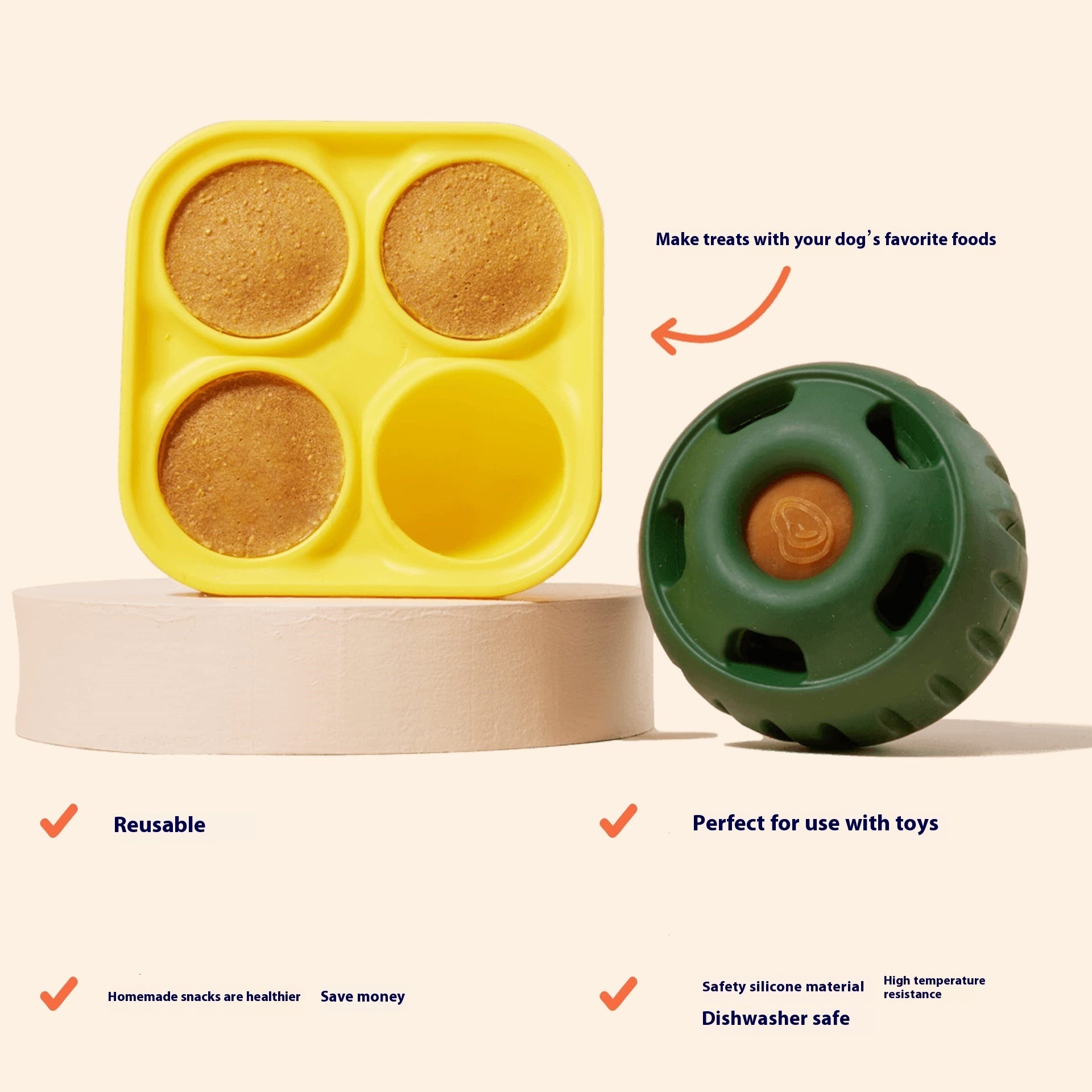 Silicone Slow Feeder & Molar Toy for Dogs