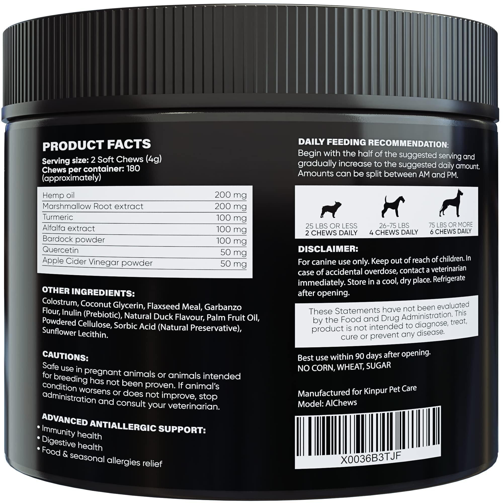 Allergy Relief Chews with Omega & Probiotics - Mascotitas
