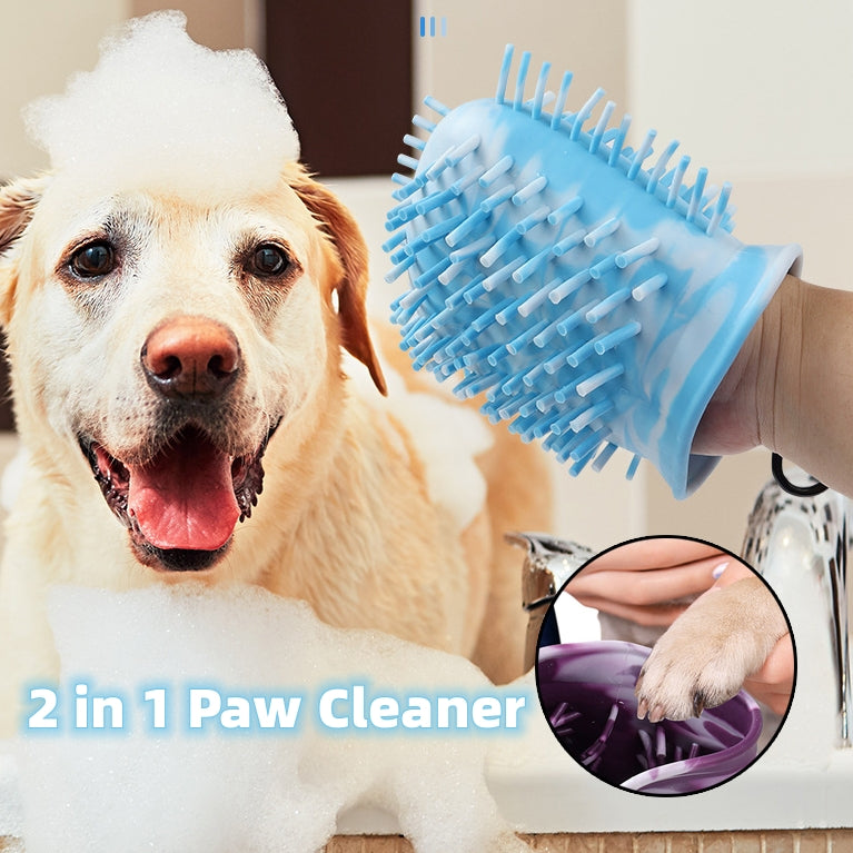 2-in-1 Dog Paw Cleaner & Scrubber Cup