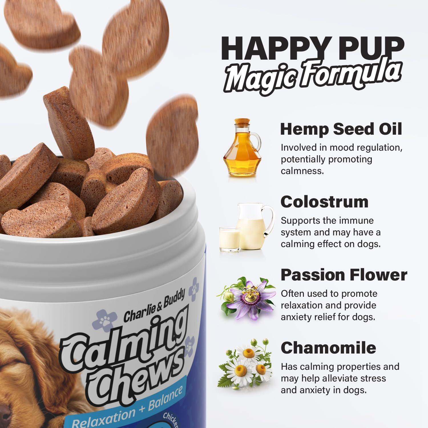 Calming Chews for Dogs — Chicken Flavor - Mascotitas
