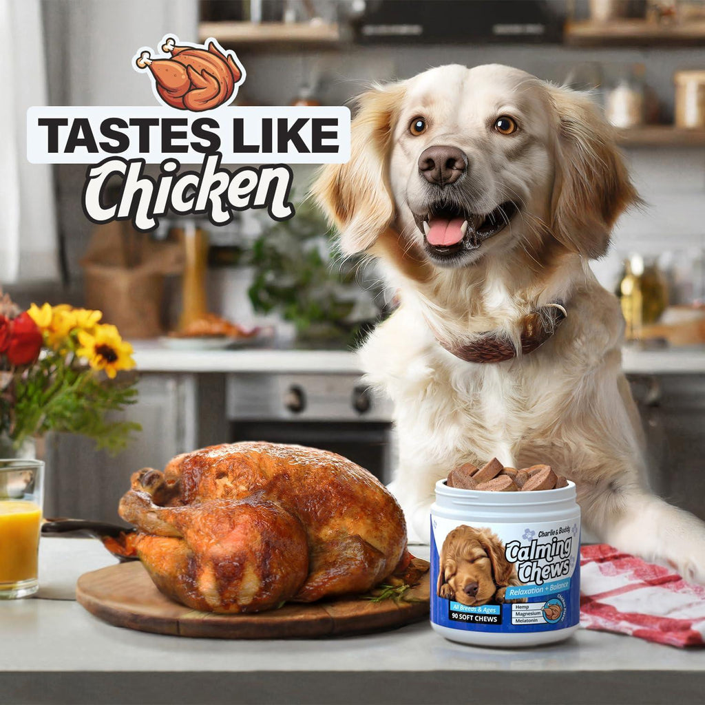Calming Chews for Dogs — Chicken Flavor - Mascotitas