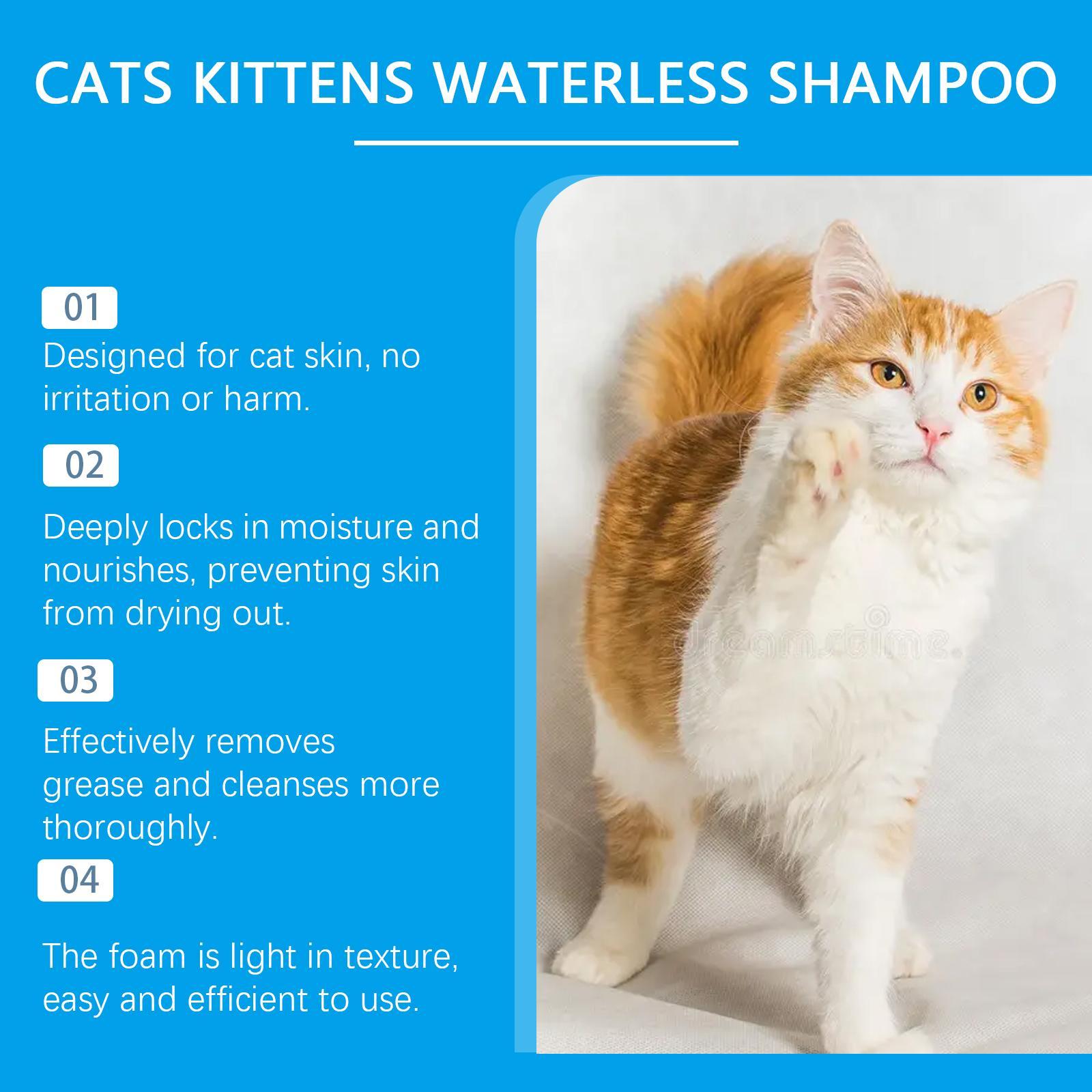 Cat Cleaning Mousse Mild Non - irritating - Mascotitas