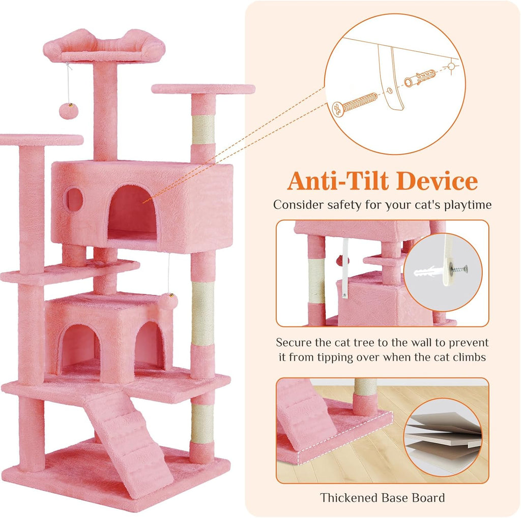 Cat Tree Tower - Multi - level - Mascotitas