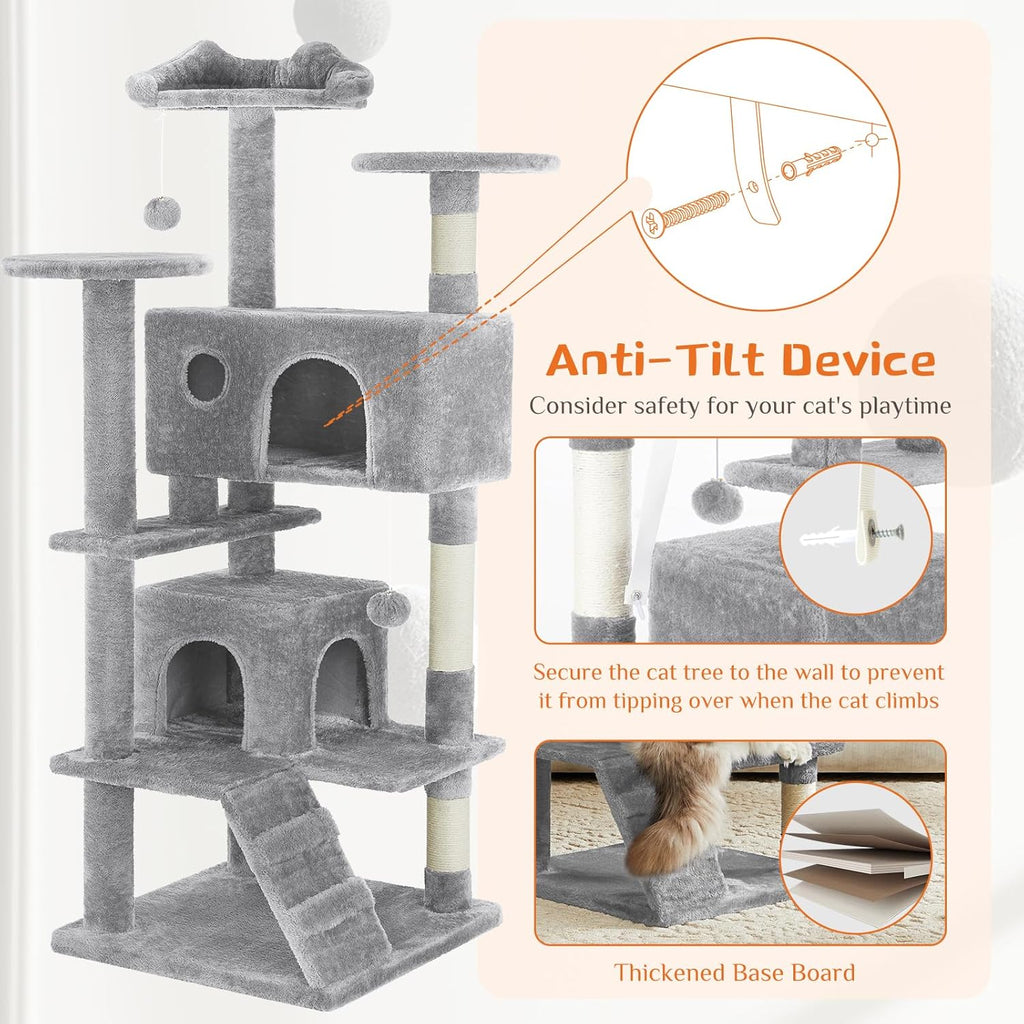 Cat Tree Tower - Multi - level - Mascotitas