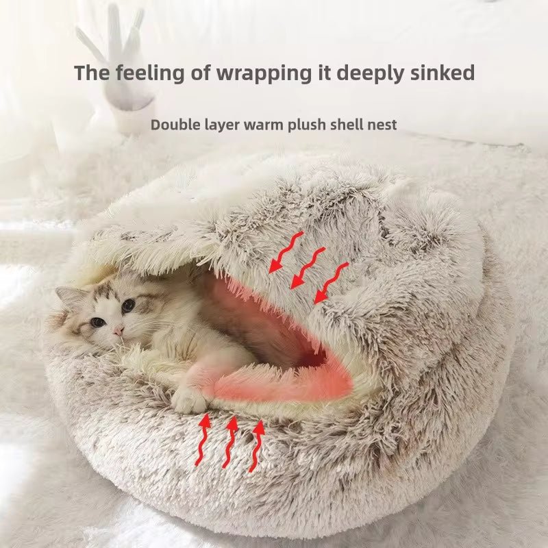Cozy Cocoon Pet Bed - Mascotitas