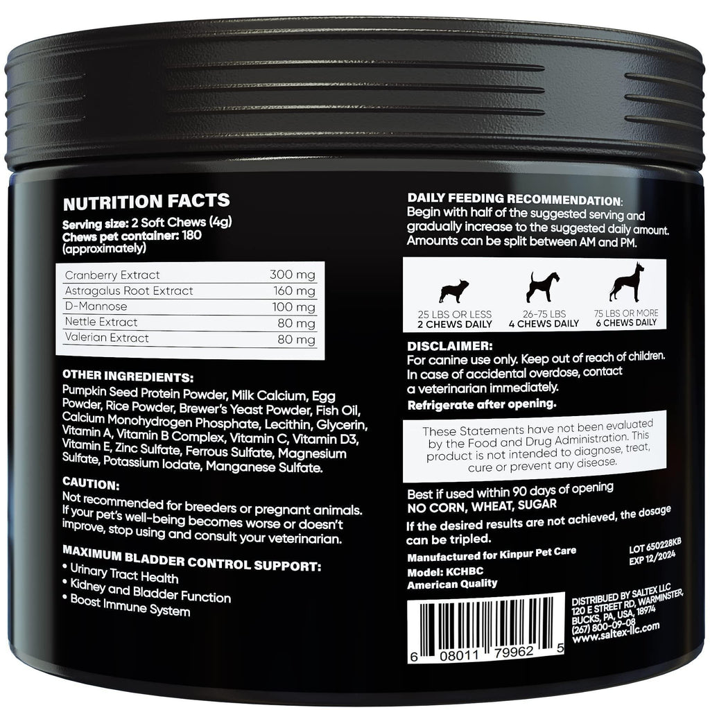 Cranberry Chews for Dogs — Urinary Support - Mascotitas