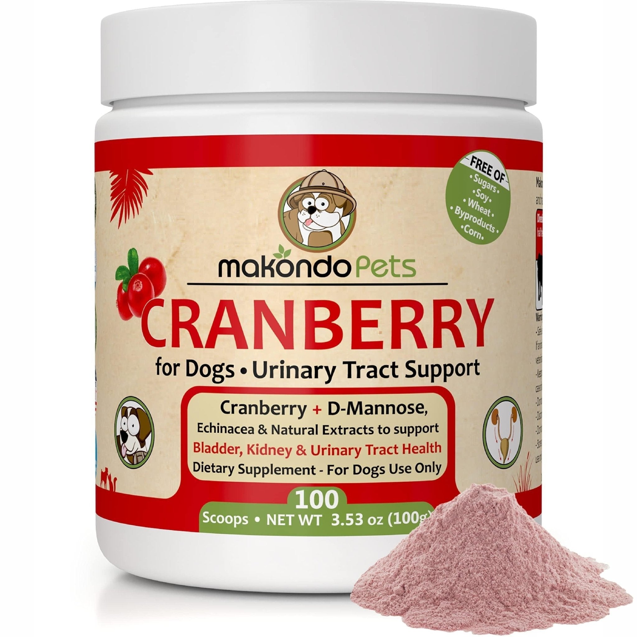 Cranberry UTI & Kidney Support for Dogs - Mascotitas