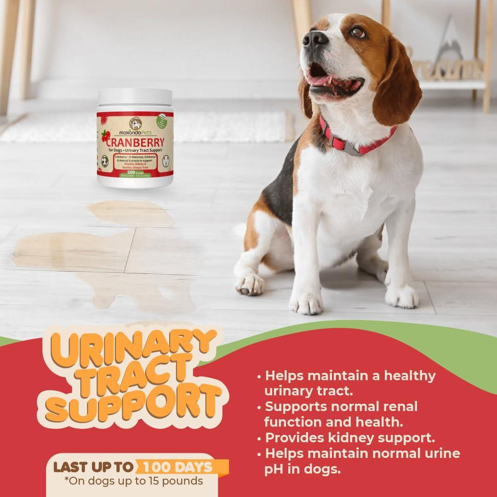 Cranberry UTI & Kidney Support for Dogs - Mascotitas