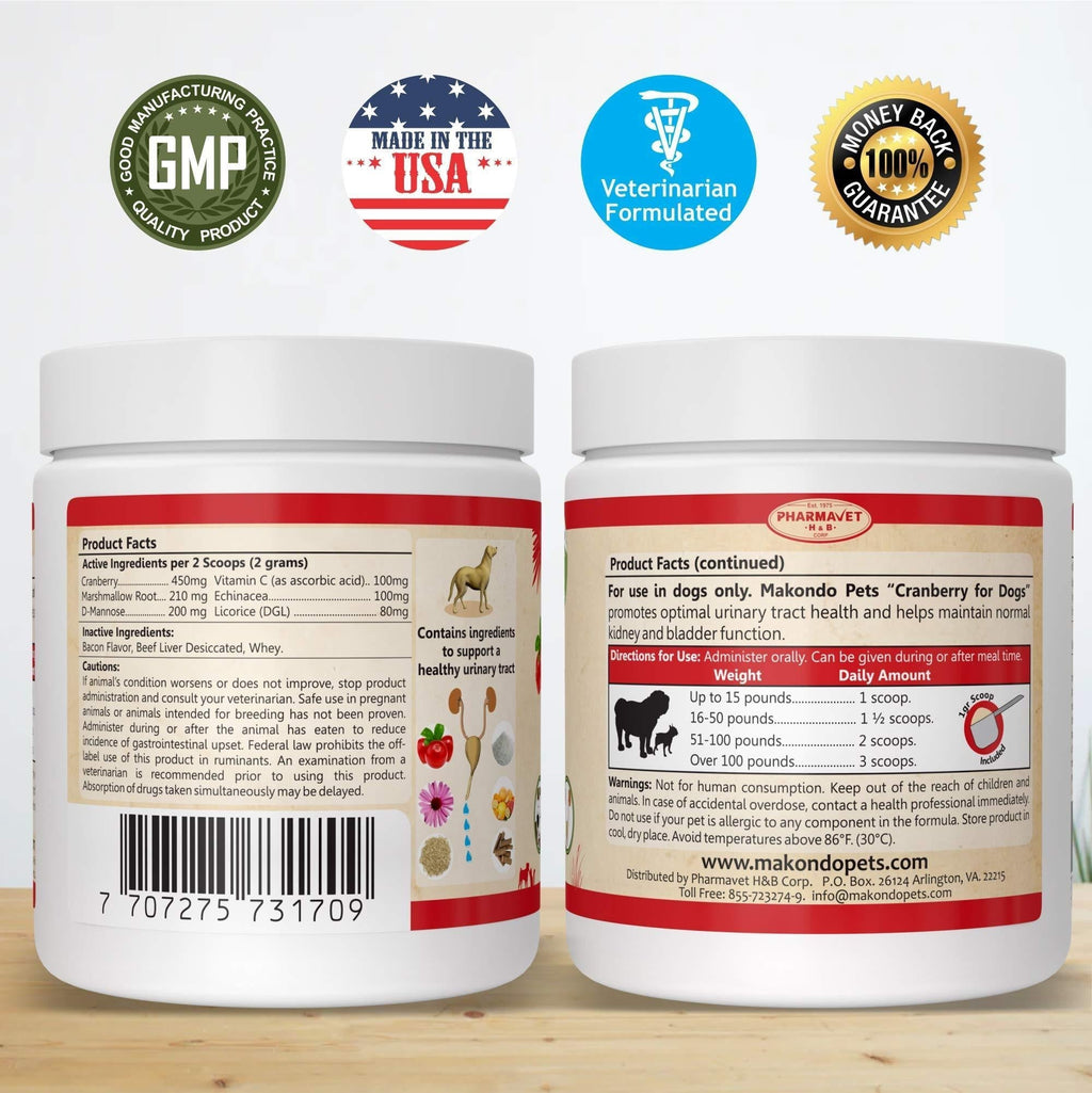 Cranberry UTI & Kidney Support for Dogs - Mascotitas