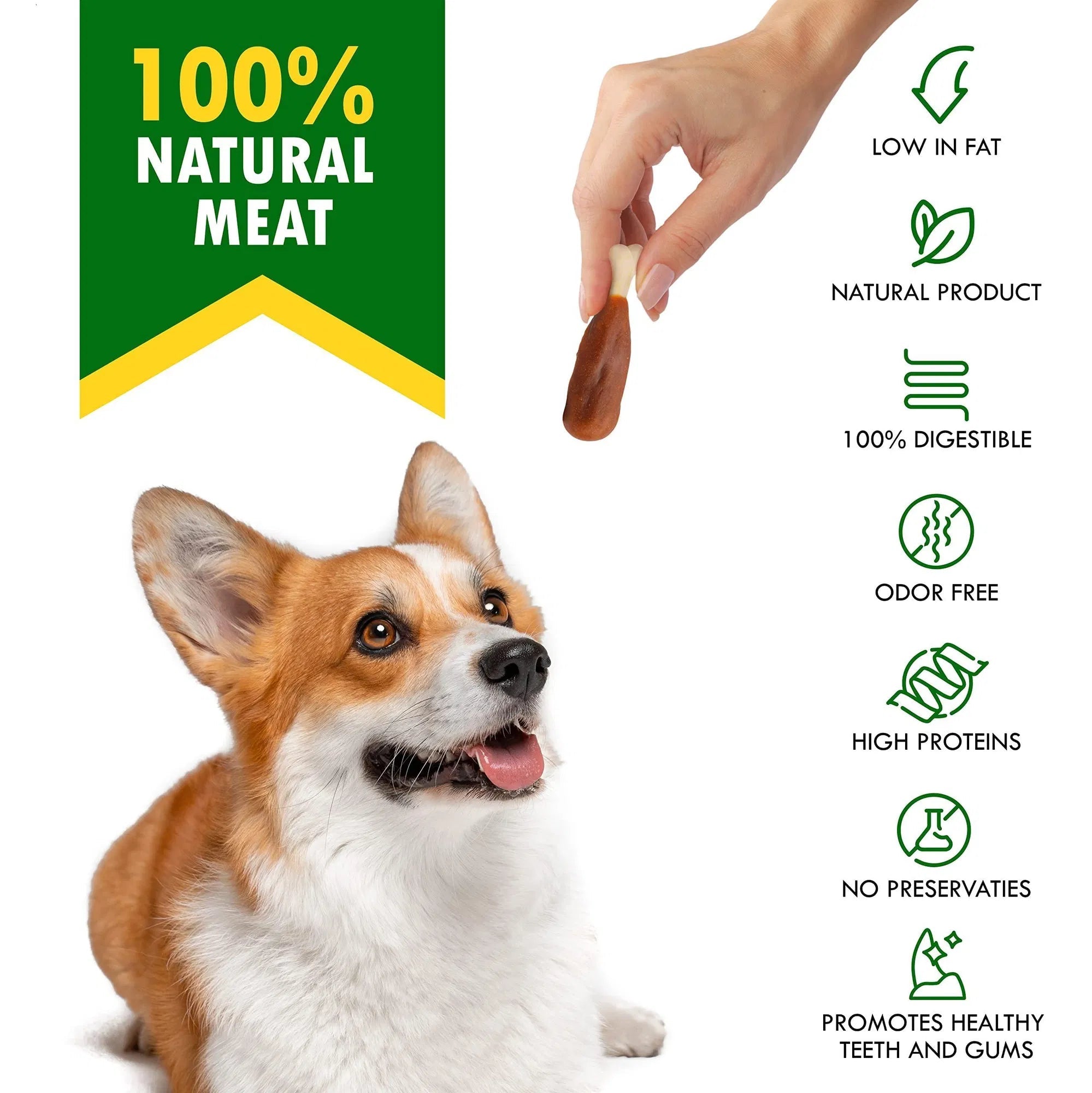 Dog Calcium Bones Wrapped Chicken & Rawhide - Mascotitas