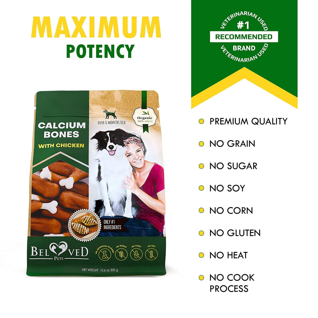 Dog Calcium Bones Wrapped Chicken & Rawhide - Mascotitas
