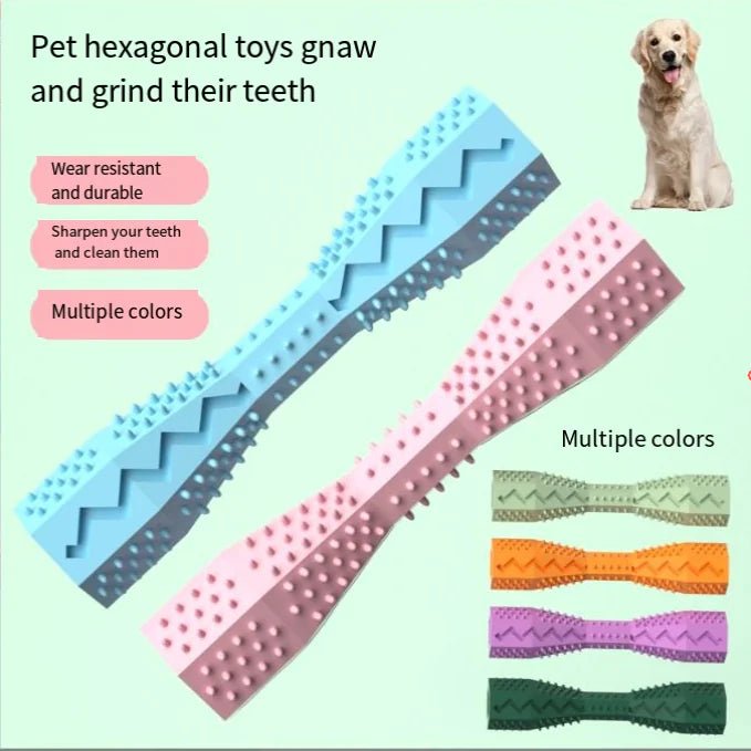 Dog Chewing Toys and Toothbrush for Teeth Cleaning - Mascotitas