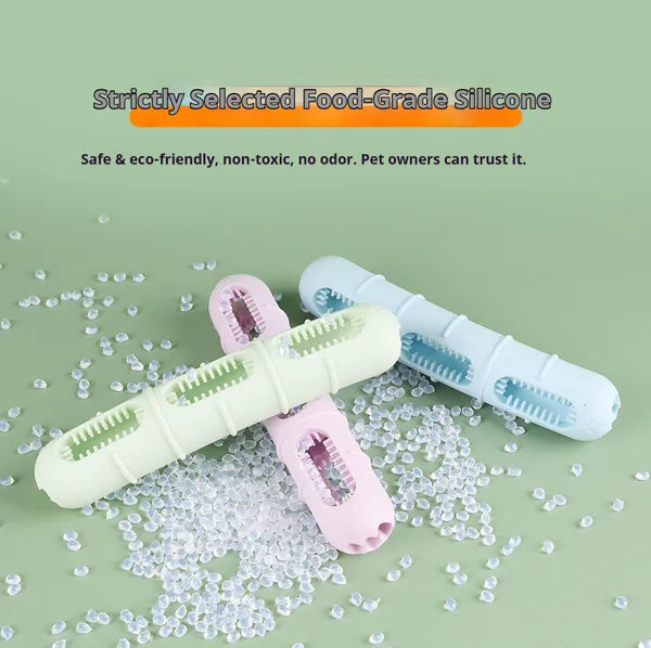 Dog Chew Toy & Teeth Cleaning Brush