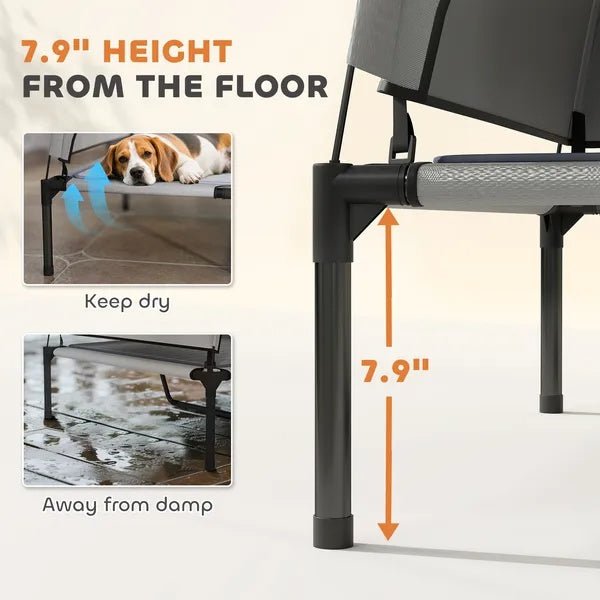Elevated and portable Dog Bed Removable - Mascotitas