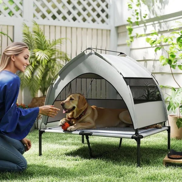 Elevated and portable Dog Bed Removable - Mascotitas