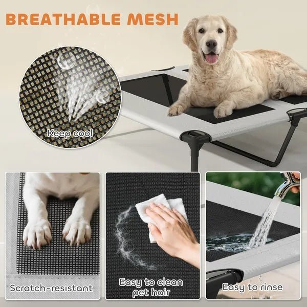 Elevated and portable Dog Bed Removable - Mascotitas