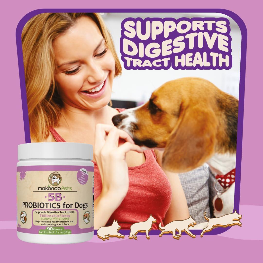 Extra Strength Probiotics for Dogs — 9 Strains - Mascotitas
