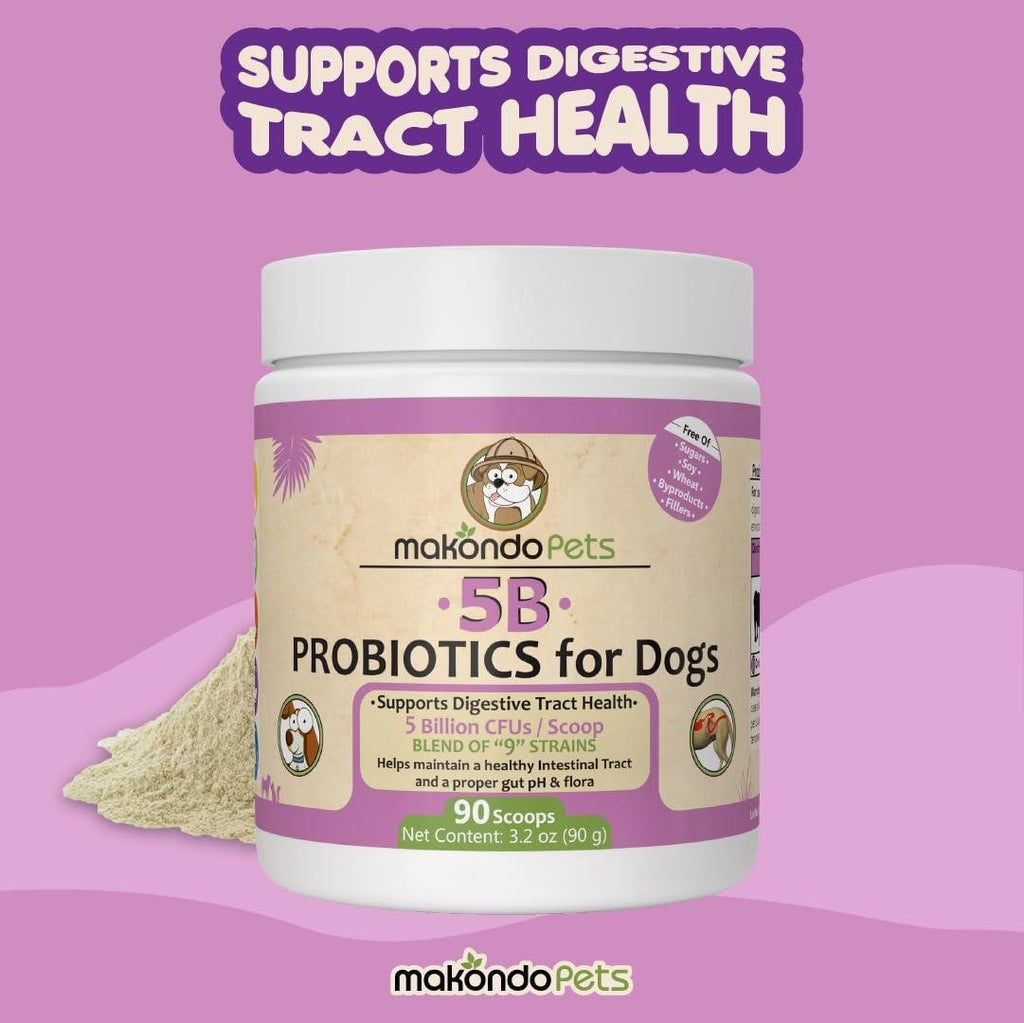 Extra Strength Probiotics for Dogs — 9 Strains - Mascotitas