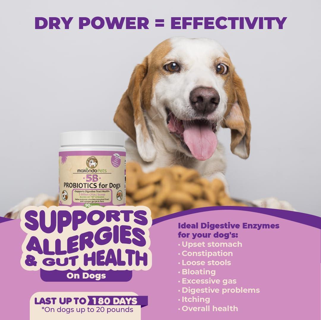 Extra Strength Probiotics for Dogs — 9 Strains - Mascotitas
