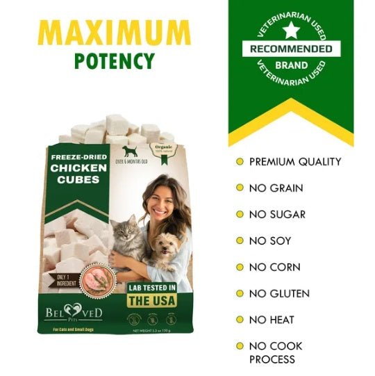 Frieze Dried Cubes For Cats And Dogs 5.3 Oz 150 G - Mascotitas