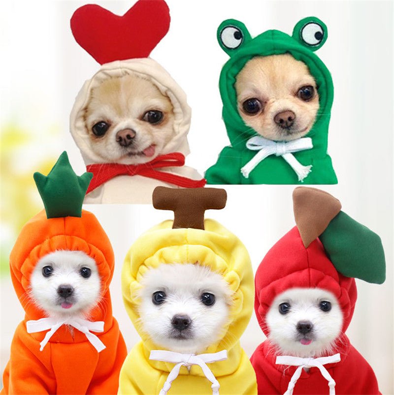 Fruit Print Hoodie for Small Dogs & Cats - Mascotitas