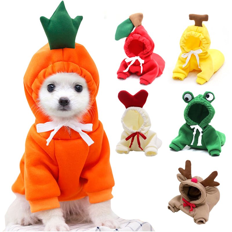 Fruit Print Hoodie for Small Dogs & Cats - Mascotitas