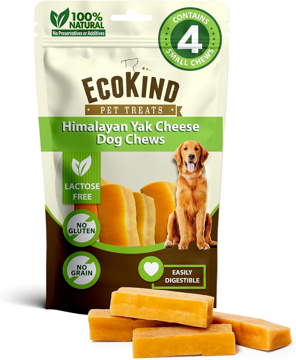 Gold Yak Chews for Small Dogs (4 - 75 sticks) - Mascotitas