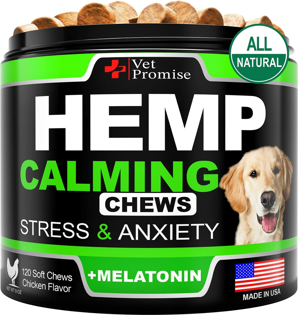 Hemp Calming Chews for Dogs — 120 Treats - Mascotitas