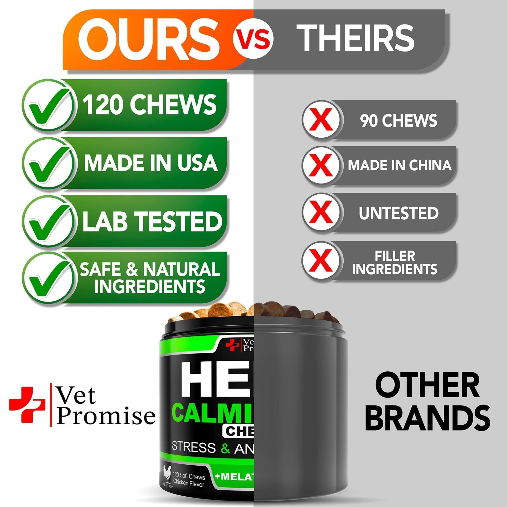 Hemp Calming Chews for Dogs — 120 Treats - Mascotitas