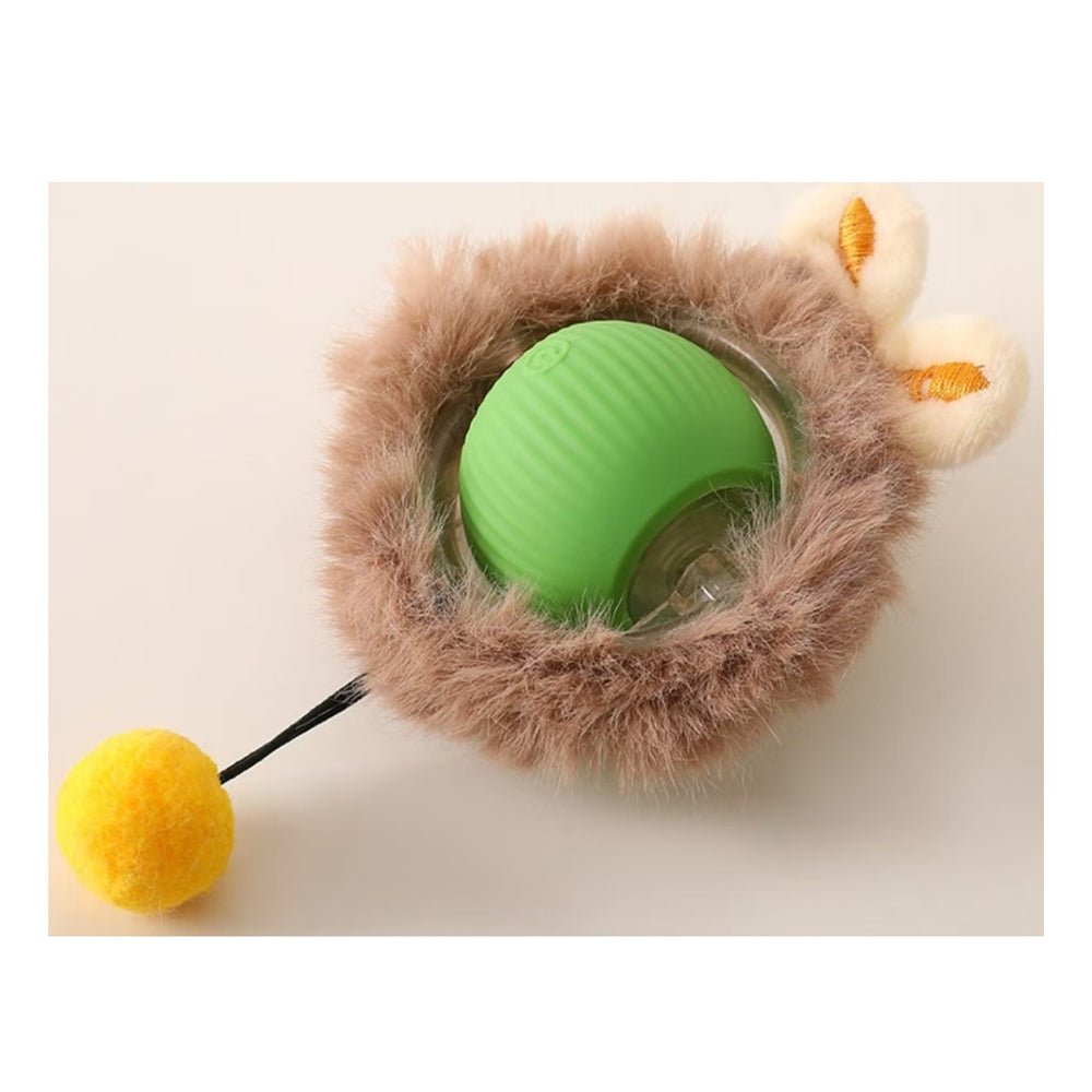 Interactive Rolling Cat Ball - Mascotitas