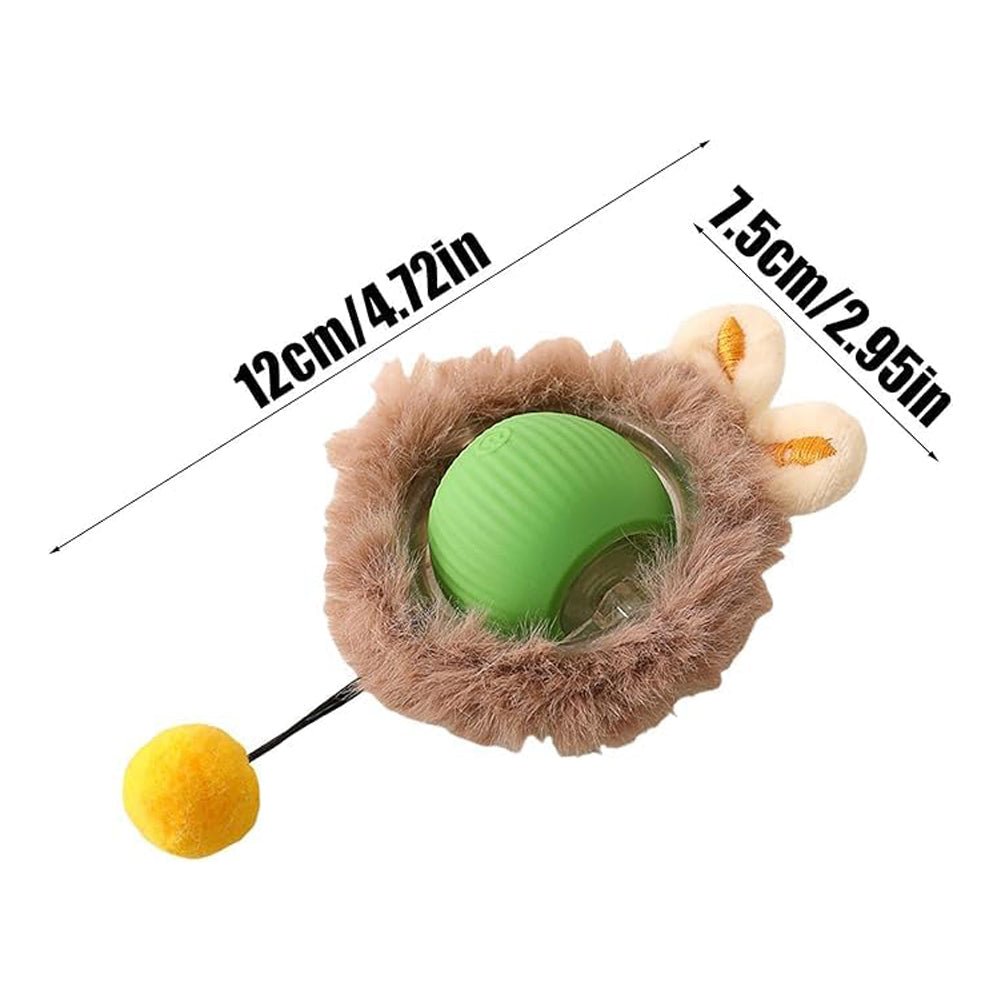 Interactive Rolling Cat Ball - Mascotitas