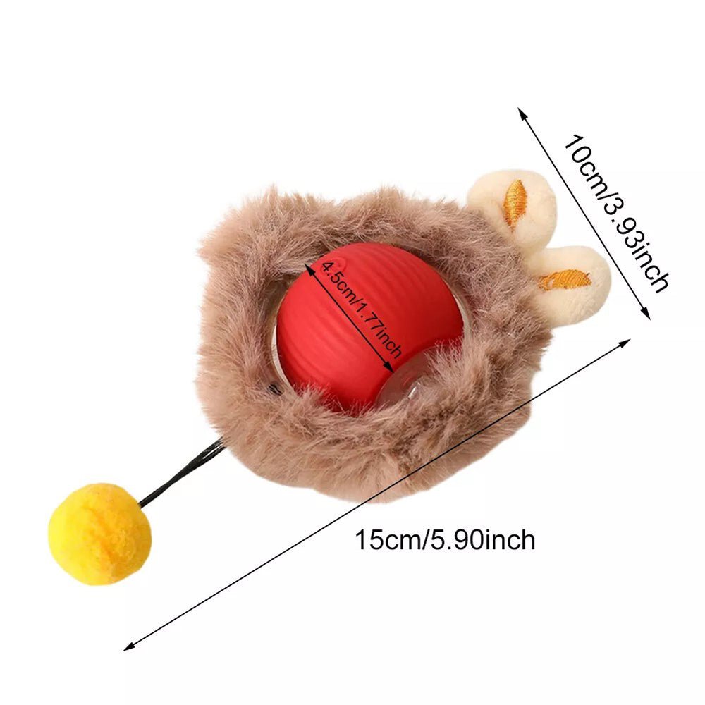 Interactive Rolling Cat Ball - Mascotitas