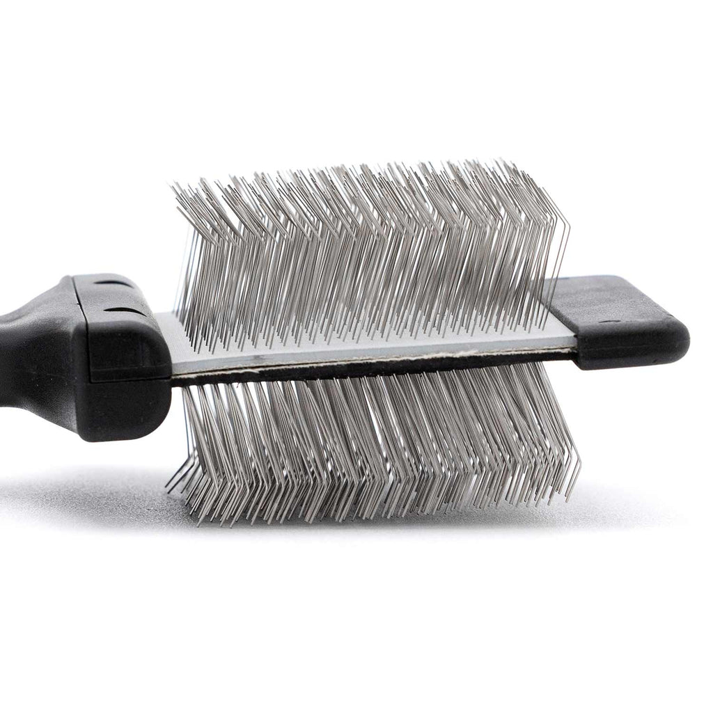 Jeffers Double - Sided Flex Head Pet Grooming Slicker Brush - Mascotitas