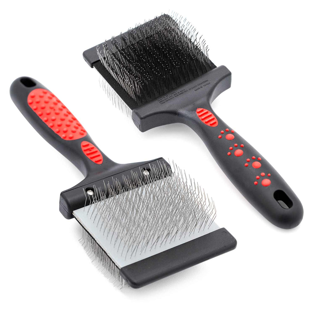 Jeffers Double - Sided Flex Head Pet Grooming Slicker Brush - Mascotitas