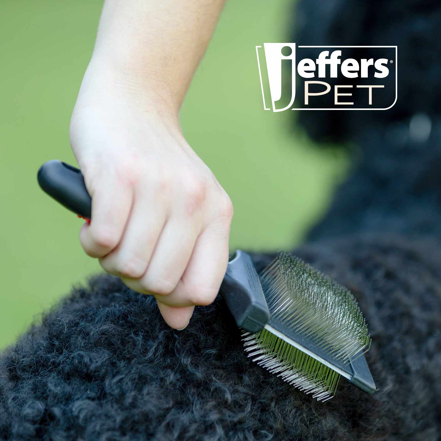 Jeffers Double - Sided Flex Head Pet Grooming Slicker Brush - Mascotitas