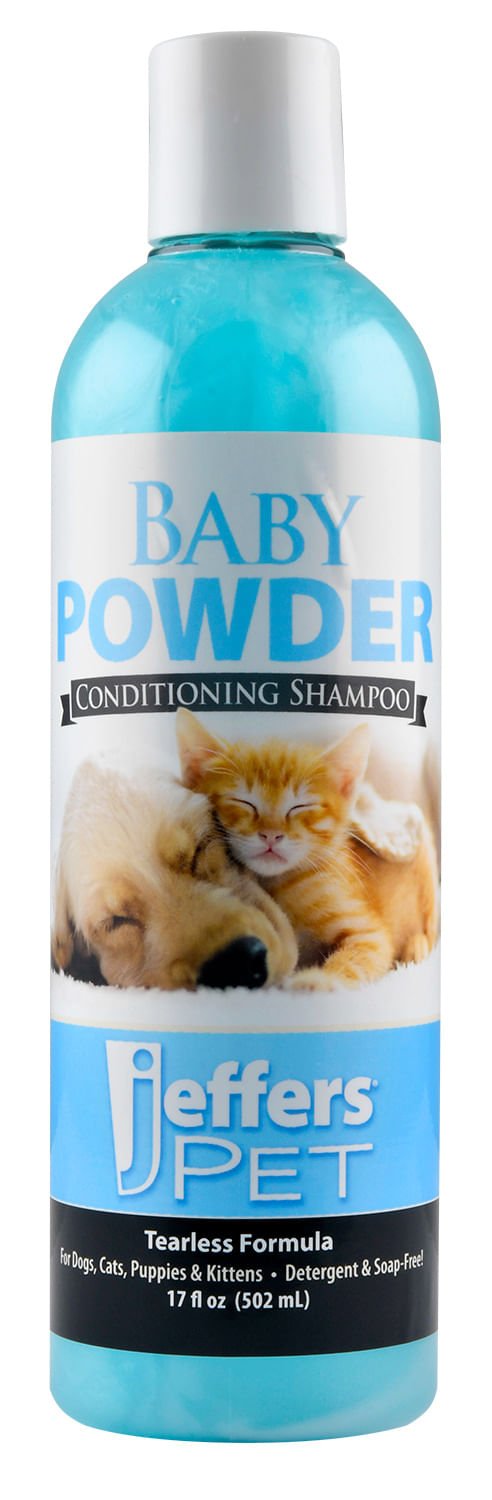 Jeffers Pet Baby Powder Tearless Conditioning Shampoo for Puppies and Kittens - Mascotitas