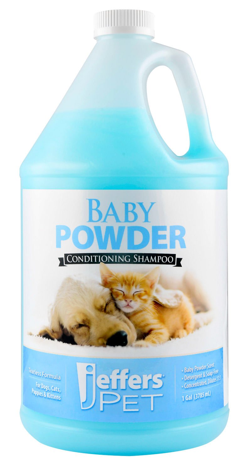 Jeffers Pet Baby Powder Tearless Conditioning Shampoo for Puppies and Kittens - Mascotitas