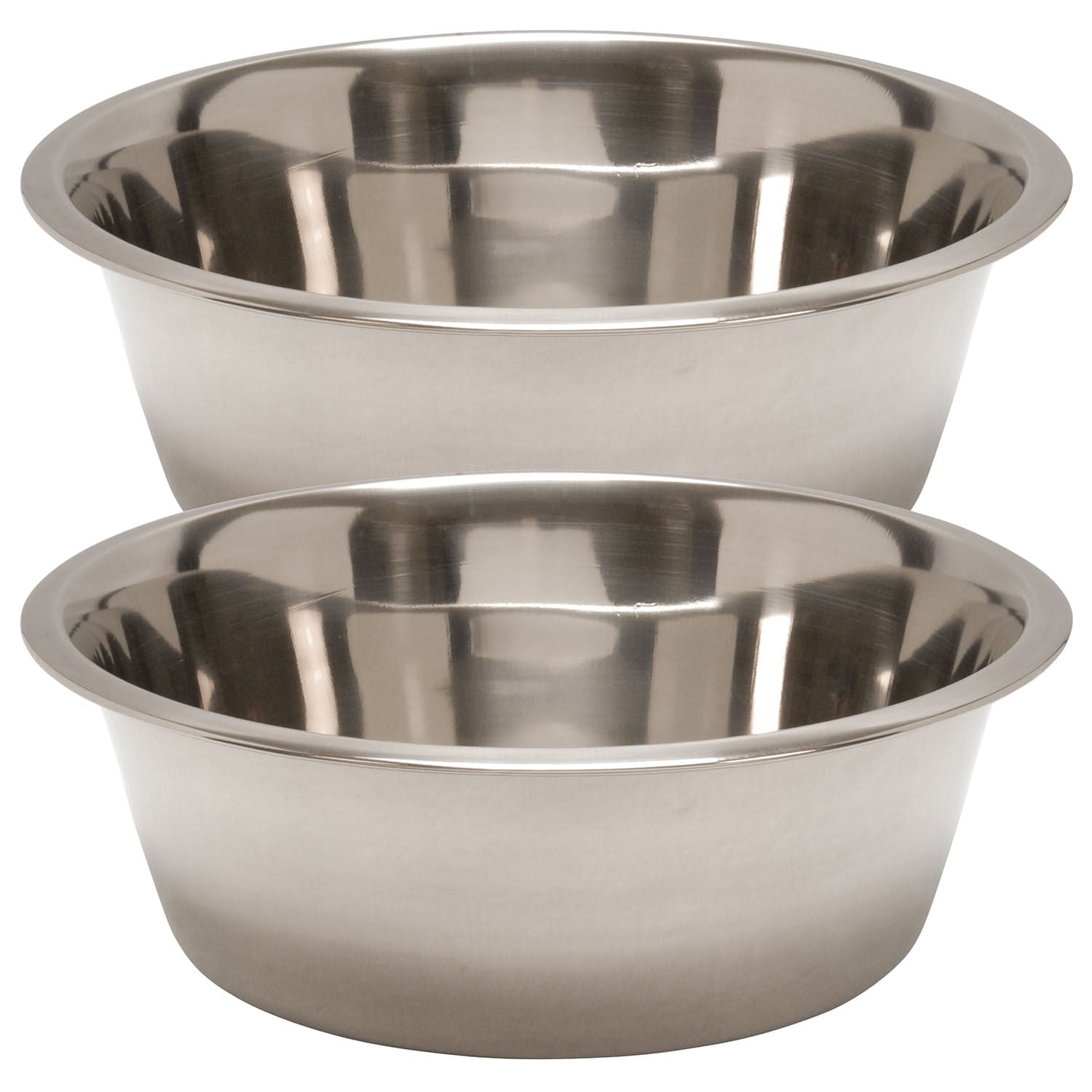Jeffers Standard - Weight Stainless Steel Food & Water Pet Bowls - Mascotitas