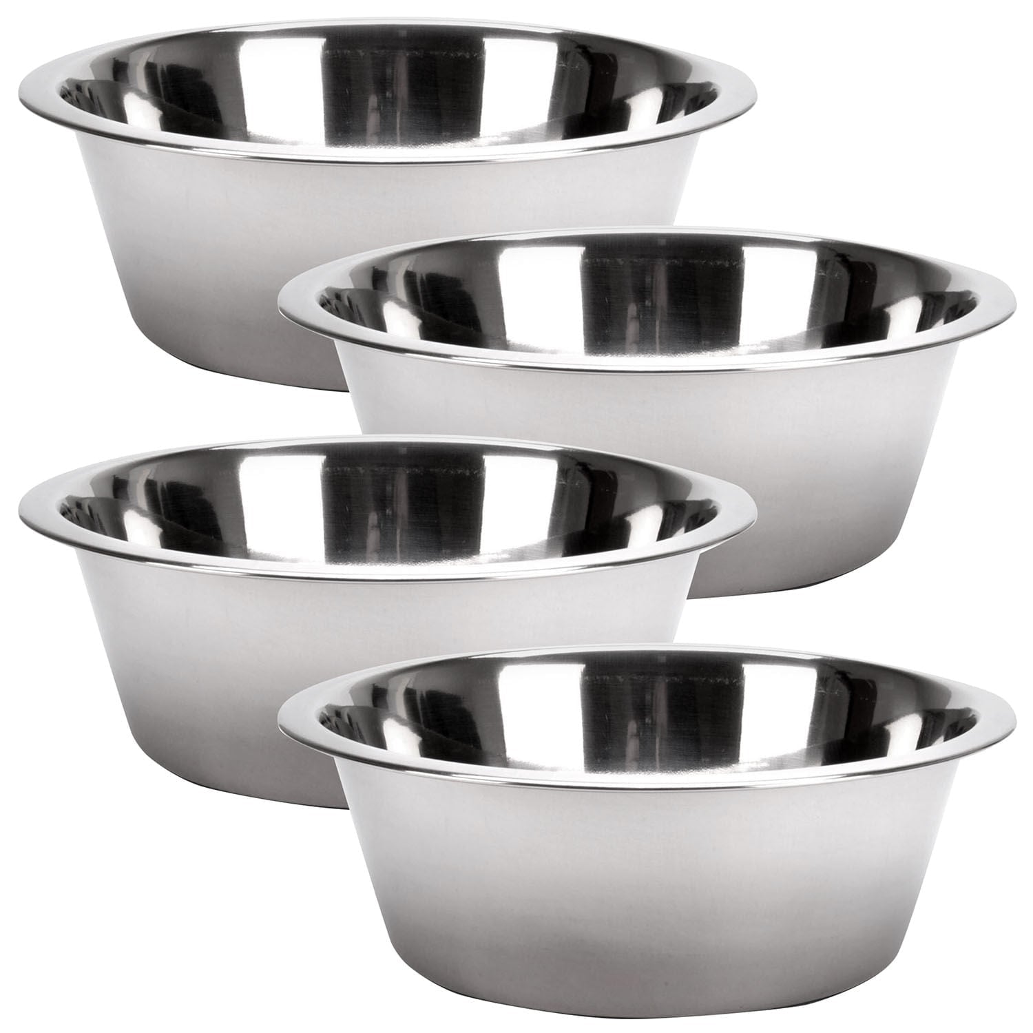 Jeffers Standard - Weight Stainless Steel Food & Water Pet Bowls - Mascotitas